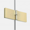 NEW TRENDY Kabina prysznicowa 90x90 drzwi podwójne składane NEW SOLEO GOLD LIGHT  K-1953